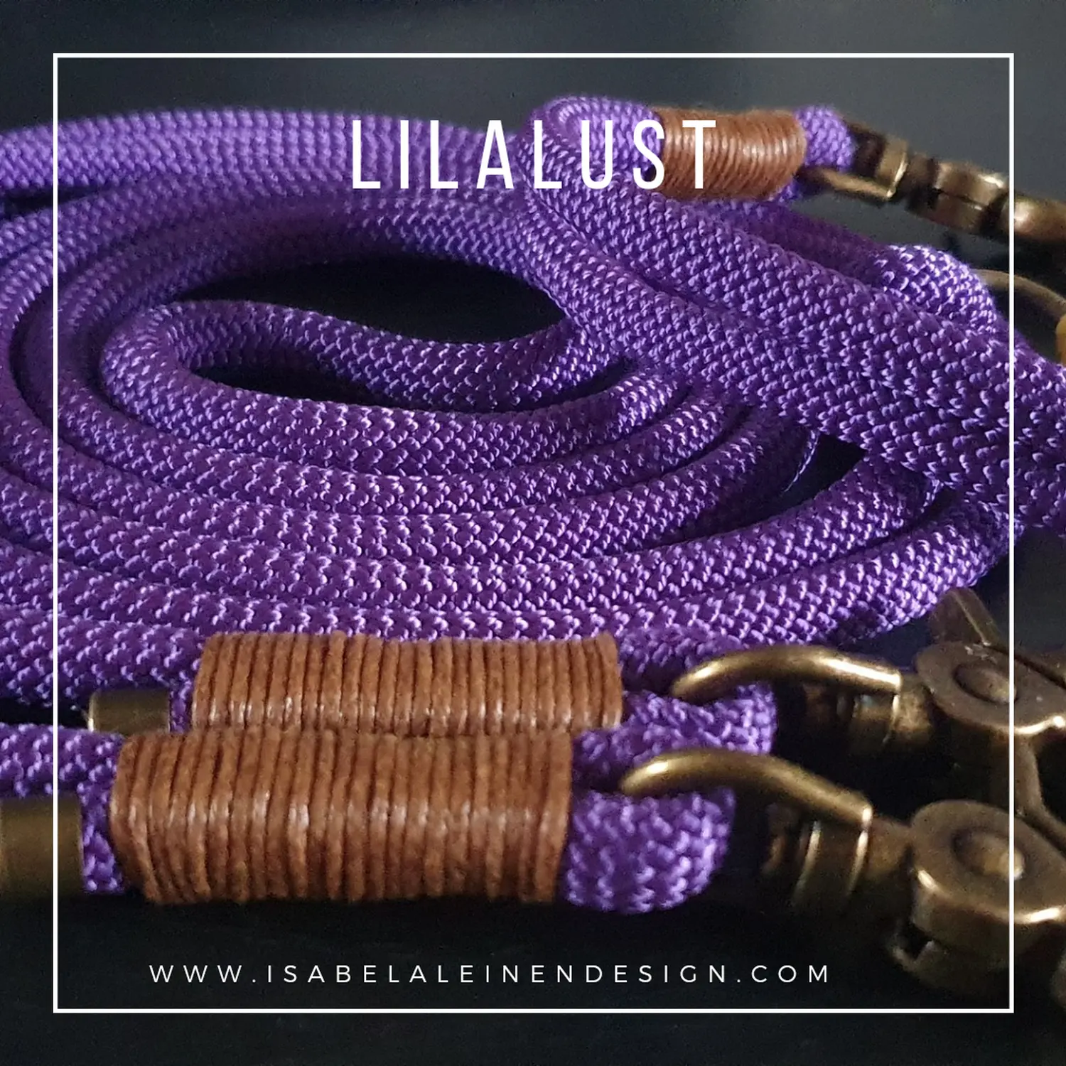 Leinen und Halsband Sets Isabelaleinendesin