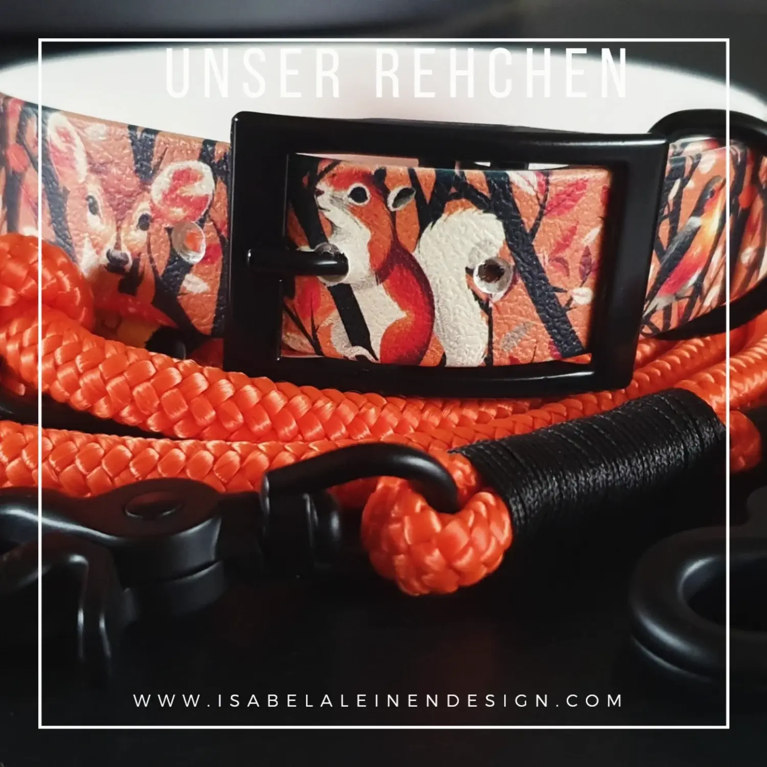 Leinen und Halsband Sets Isabelaleinendesin