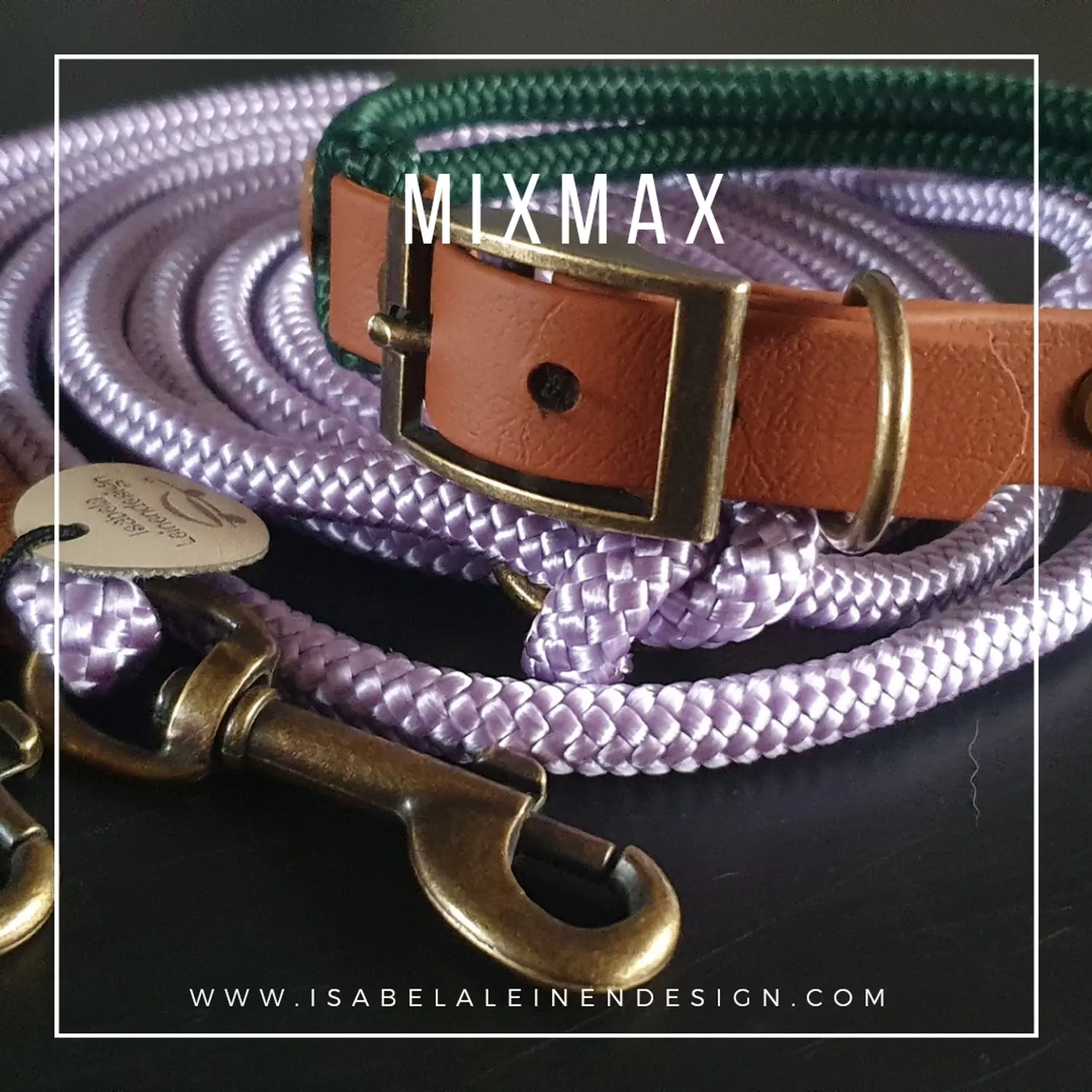 Leinen und Halsband Sets Isabelaleinendesin