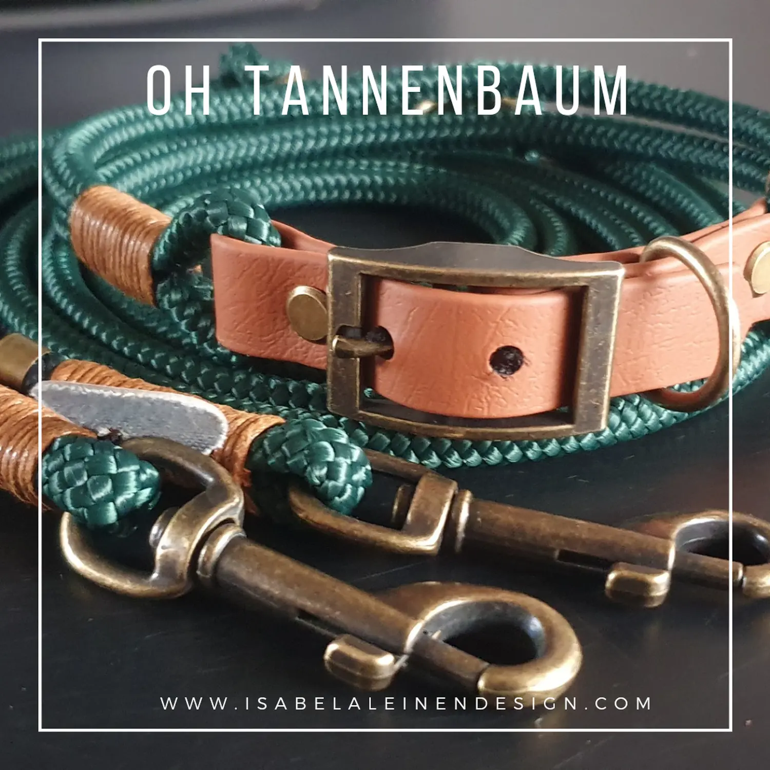 Leinen und Halsband Sets Isabelaleinendesin
