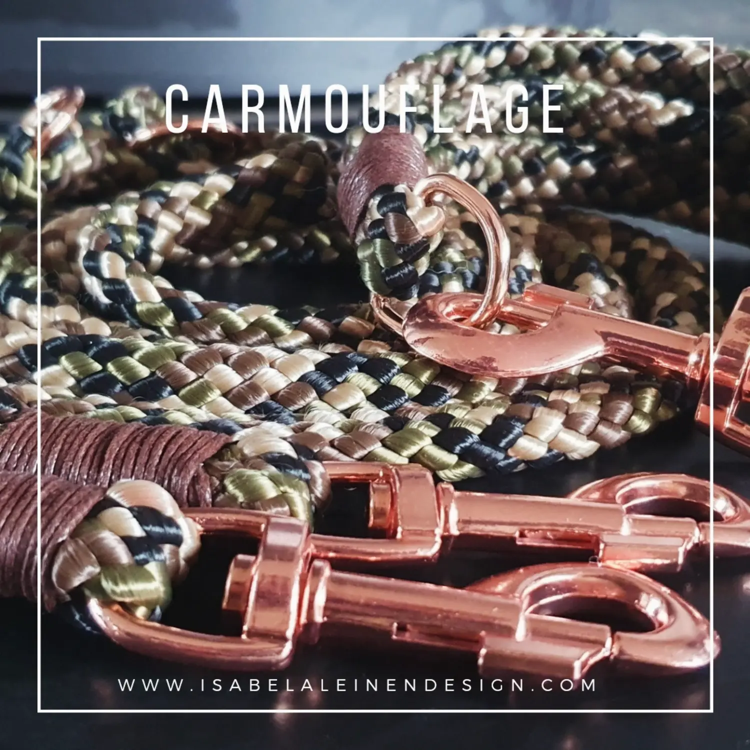 Leinen und Halsband Sets Isabelaleinendesin