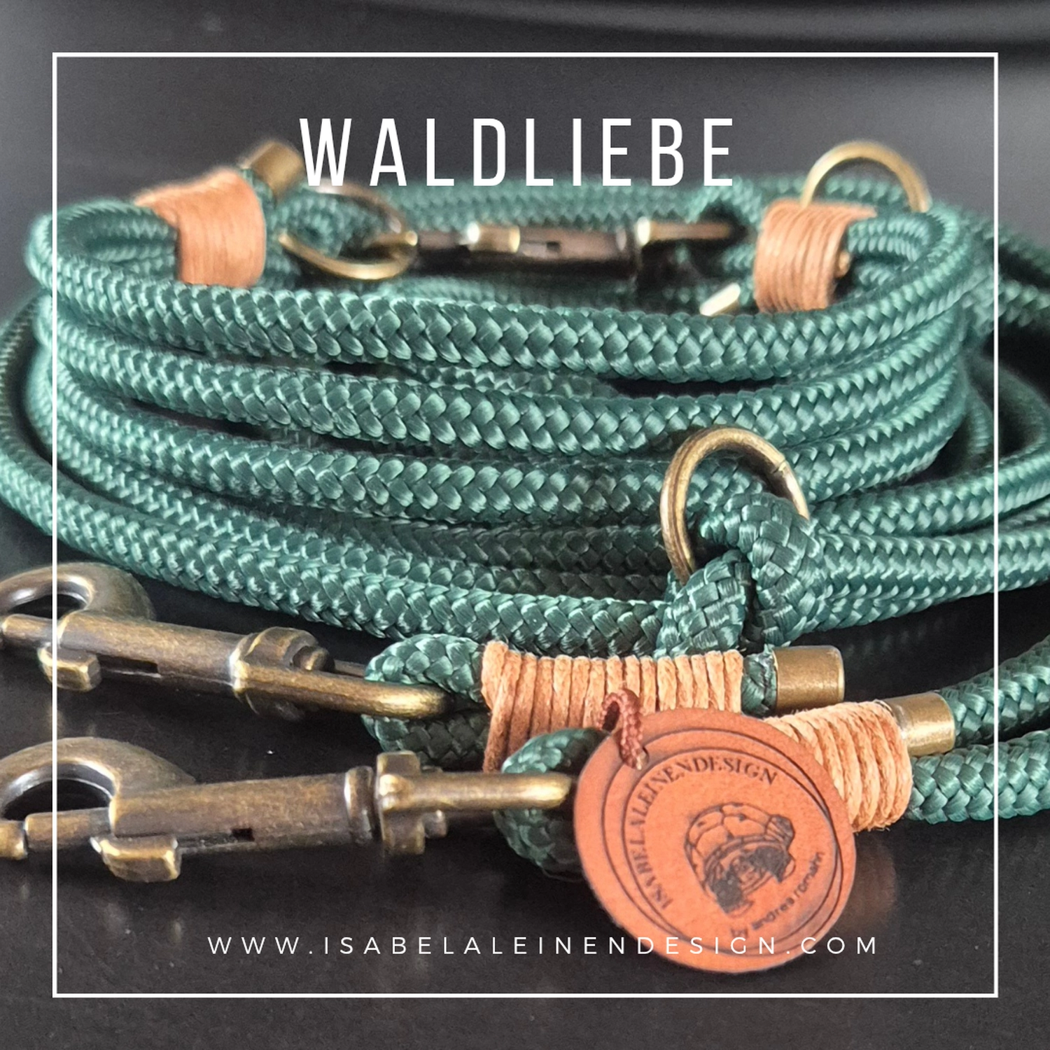 Leinen und Halsband Sets Isabelaleinendesin