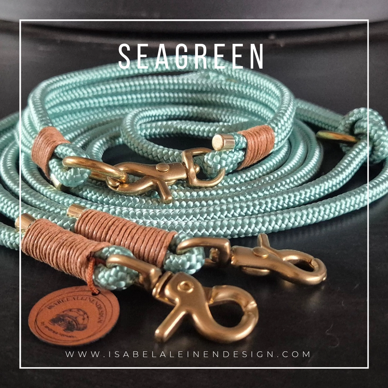 Leinen und Halsband Sets Isabelaleinendesin