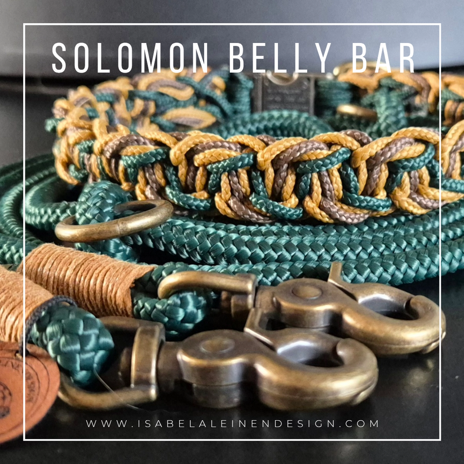 Leinen und Halsband Sets Isabelaleinendesin