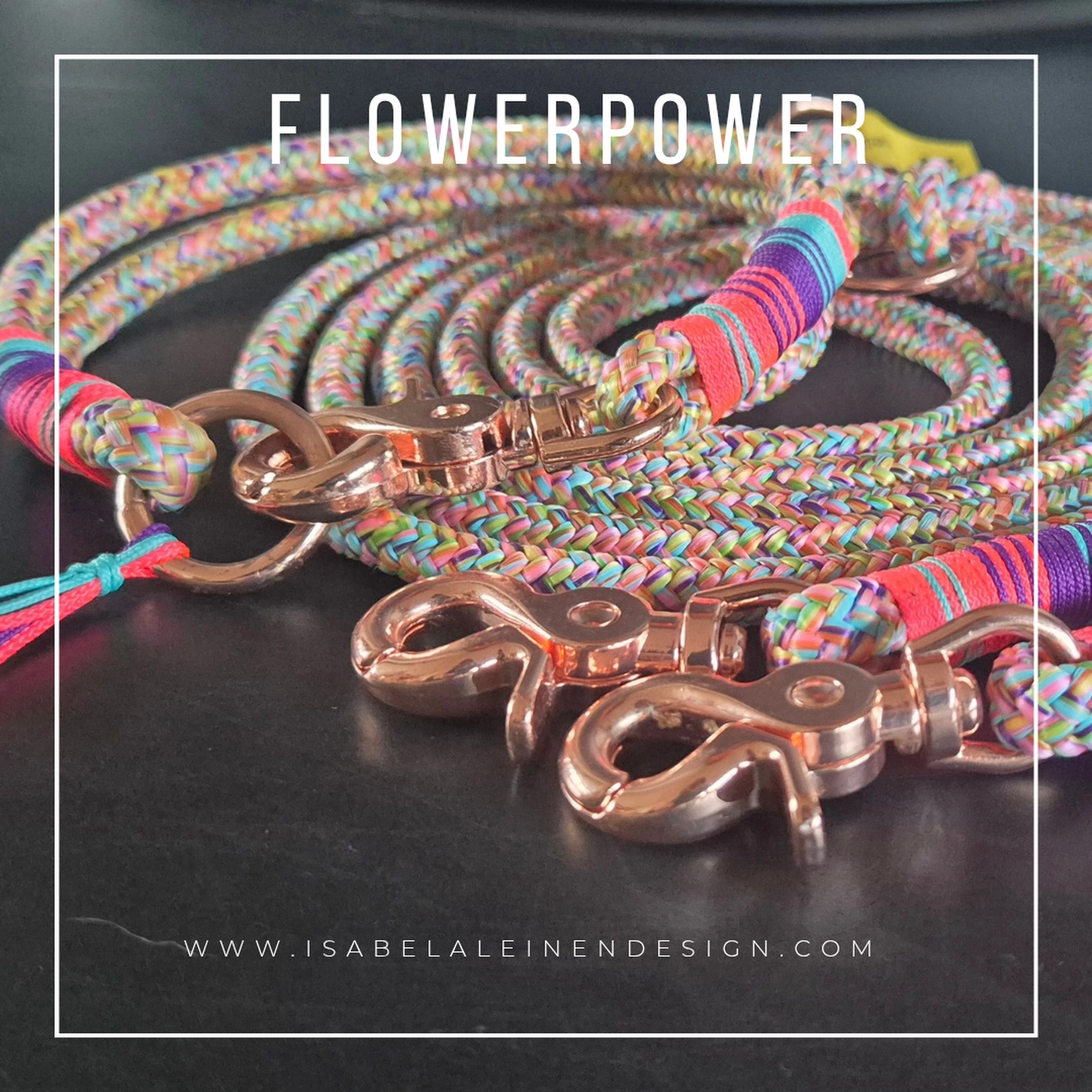 Leinen und Halsband Sets Isabelaleinendesin