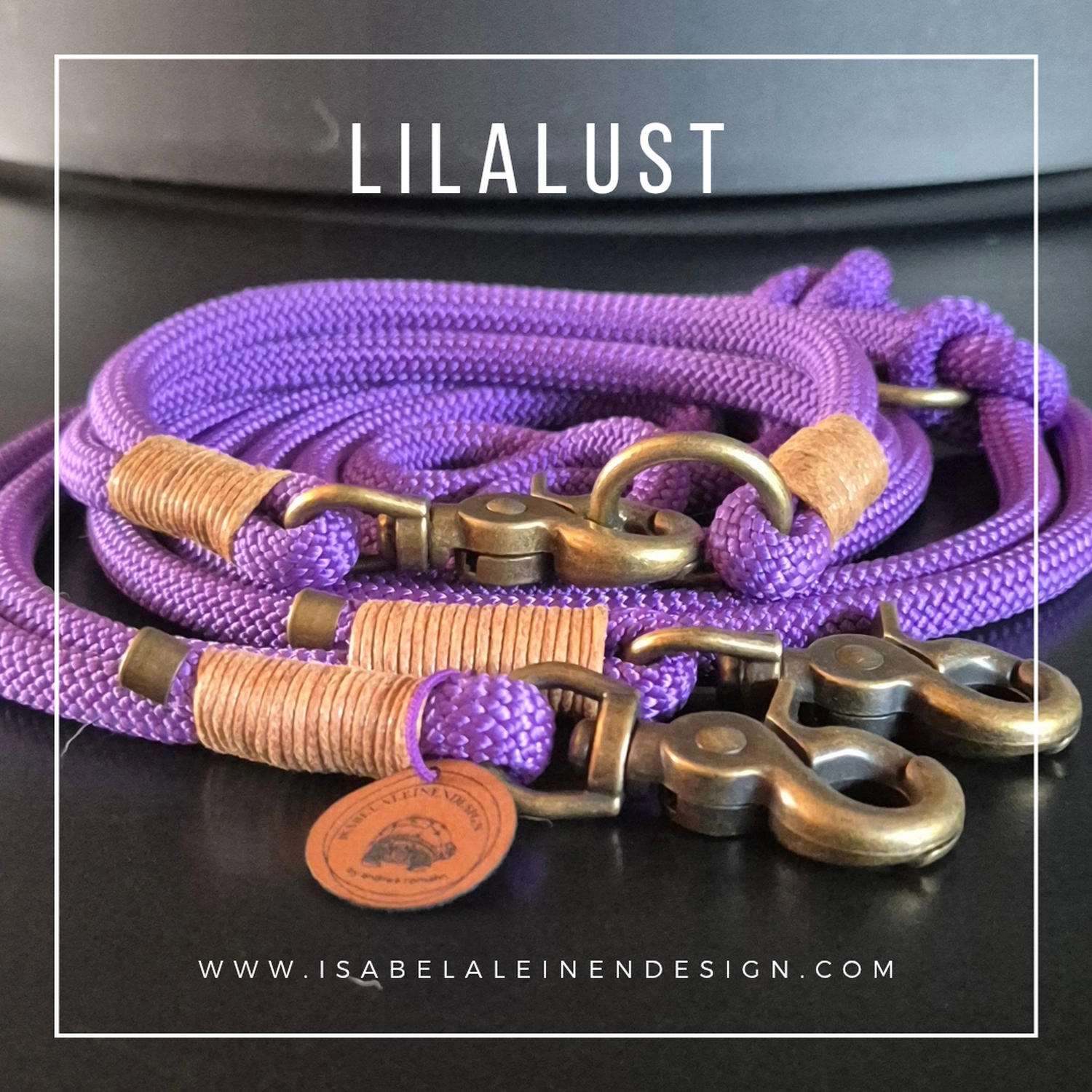 Leinen und Halsband Sets Isabelaleinendesin