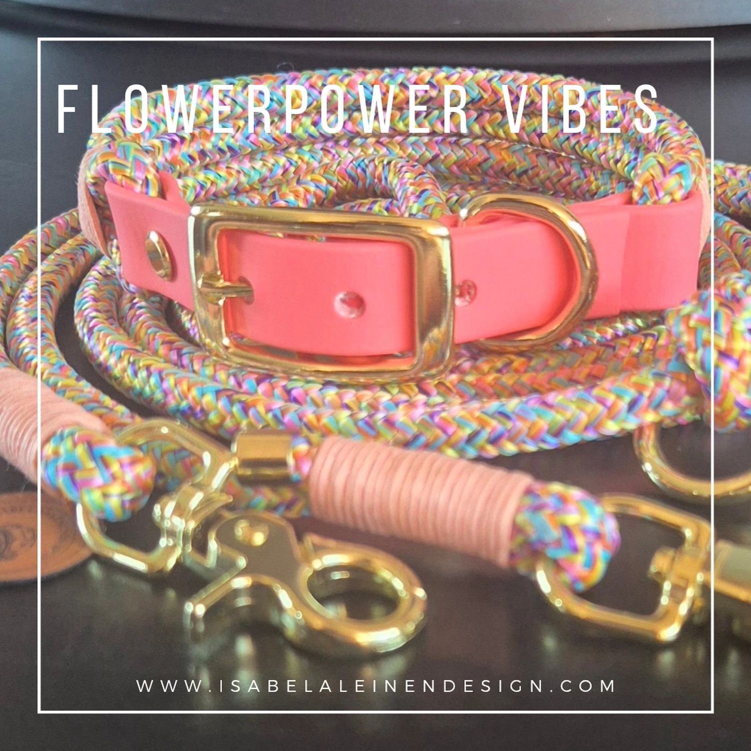 Leinen und Halsband Sets Isabelaleinendesin