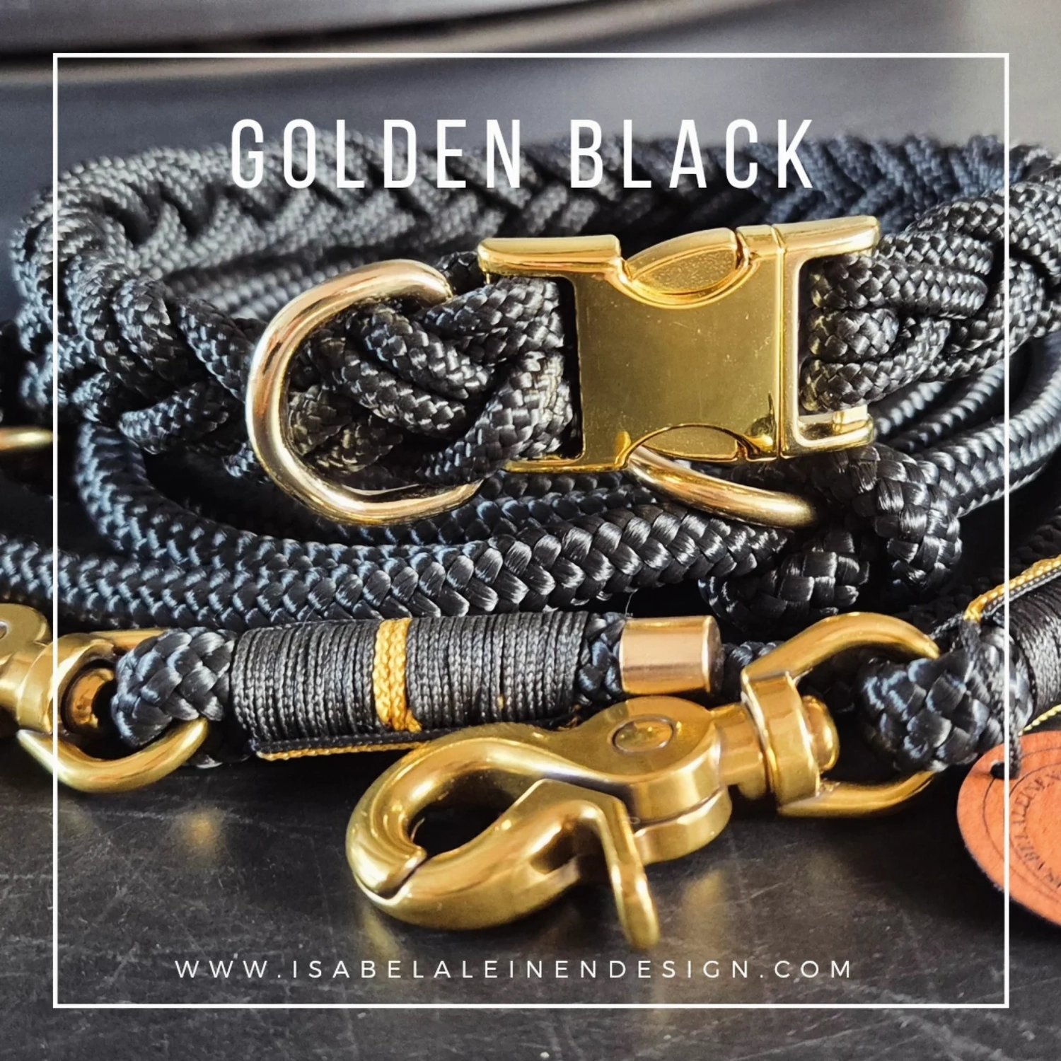 Leinen und Halsband Sets Isabelaleinendesin