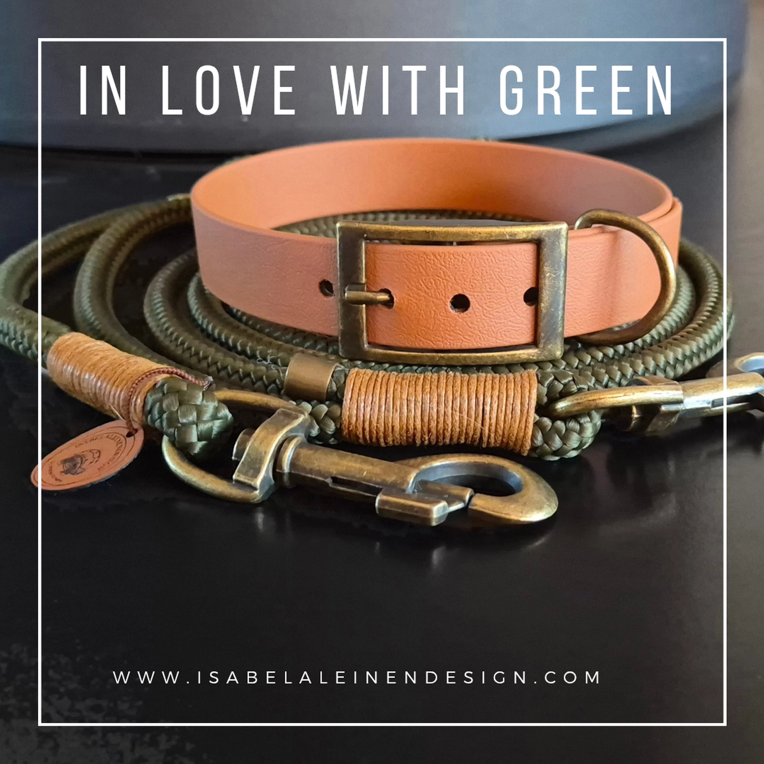 Leinen und Halsband Sets Isabelaleinendesin