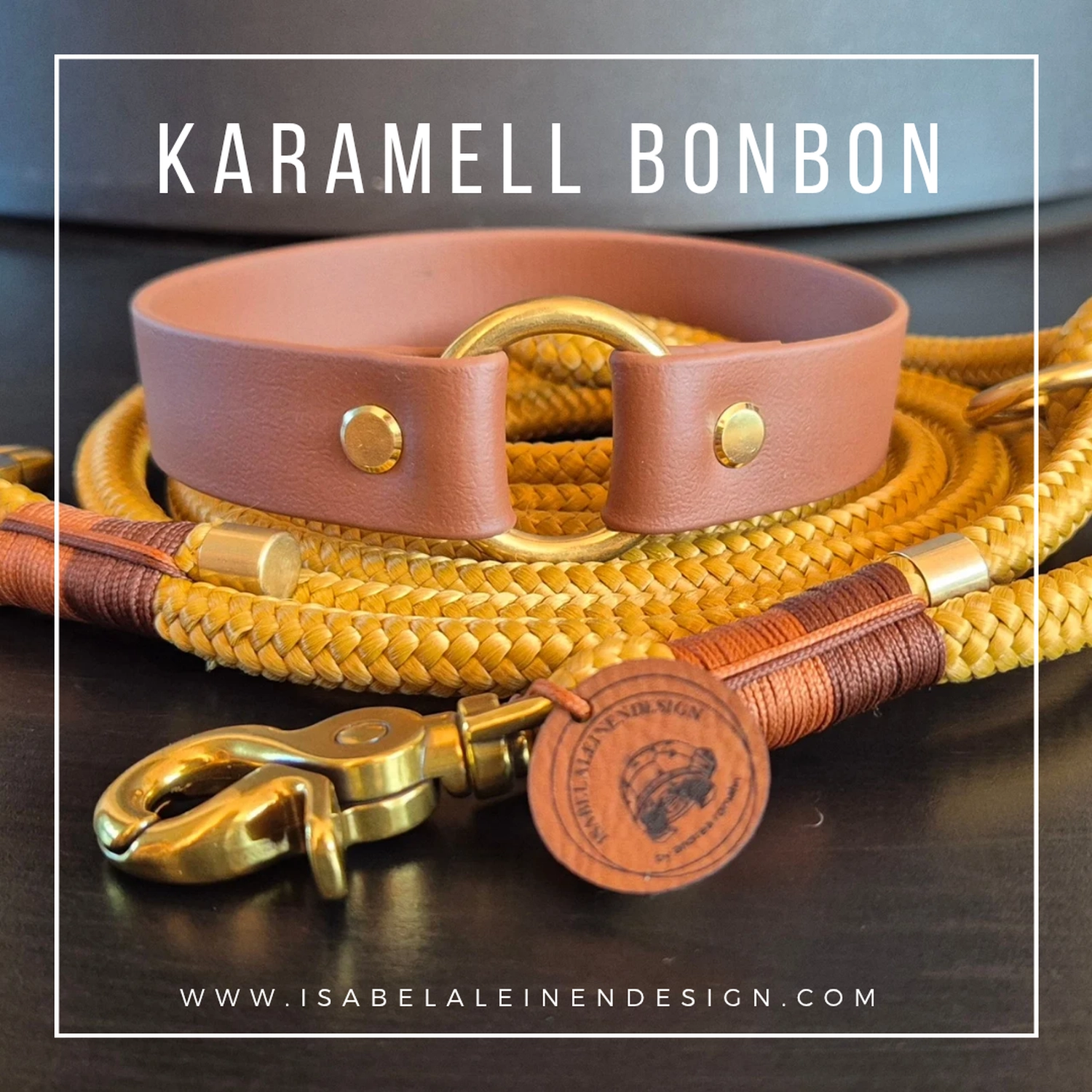 Leinen und Halsband Sets Isabelaleinendesin
