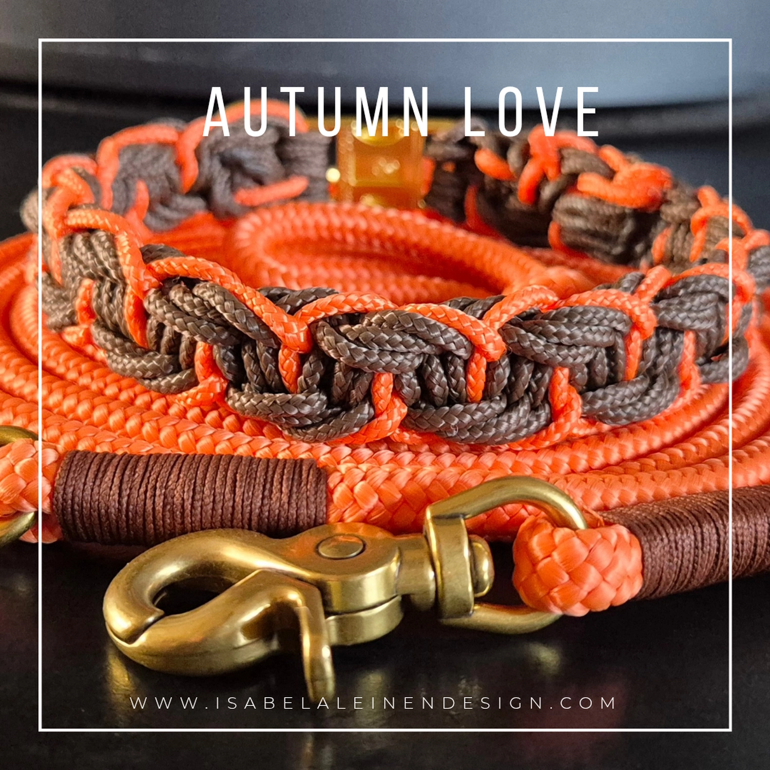 Leinen und Halsband Sets Isabelaleinendesin