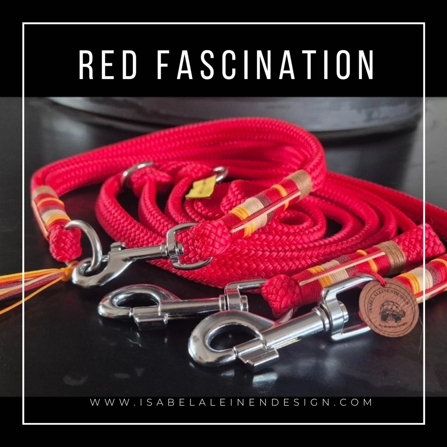 Leinen und Halsband Sets Isabelaleinendesin