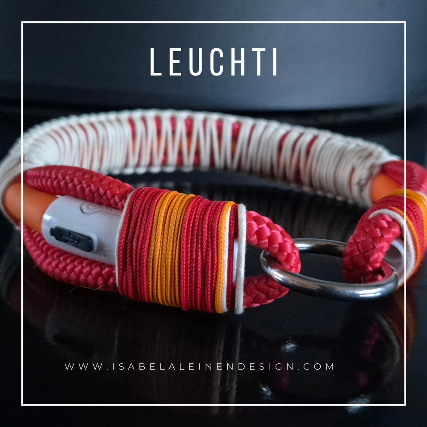 Zugstophalsband Isabelaleinendesin