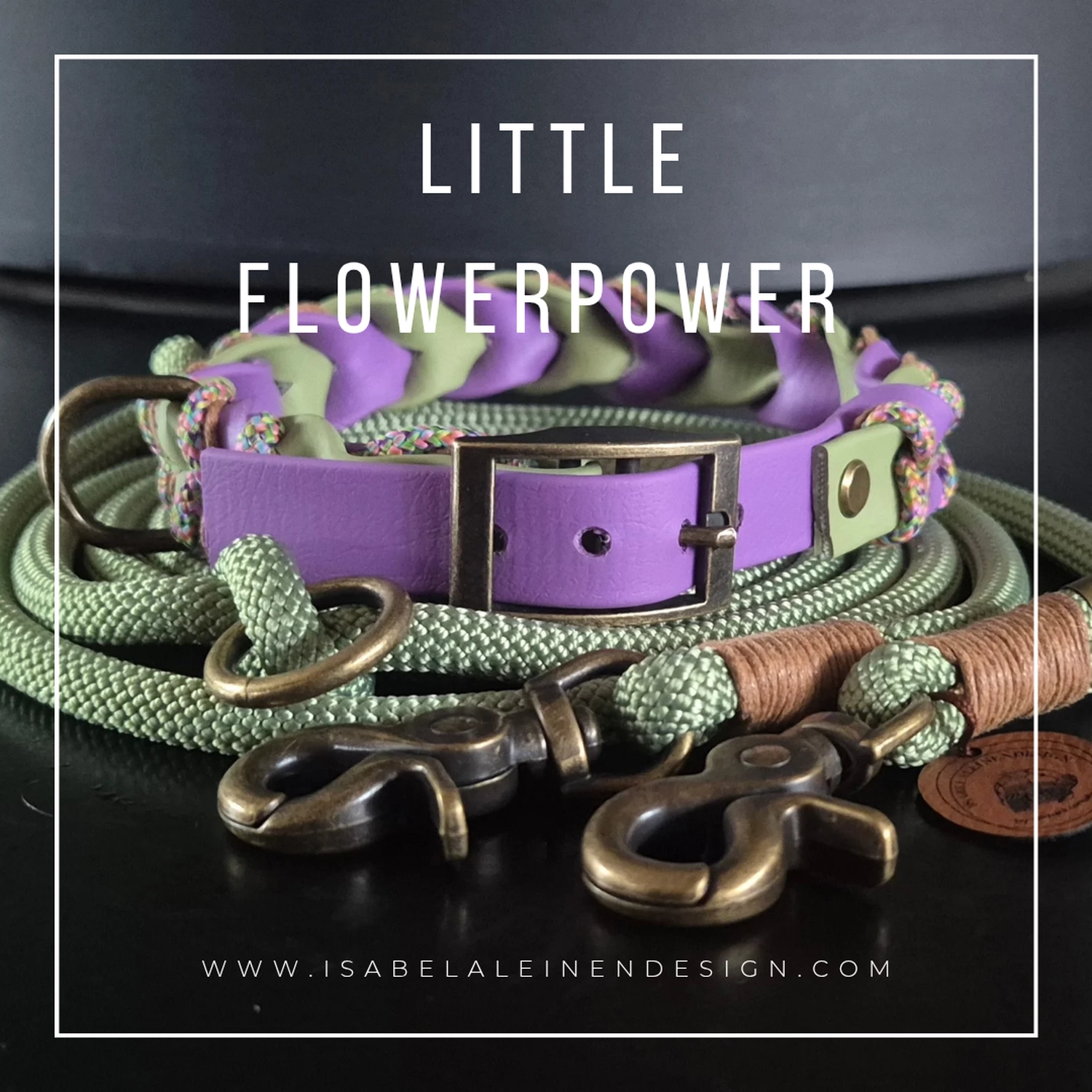 Leinen und Halsband Sets Isabelaleinendesin