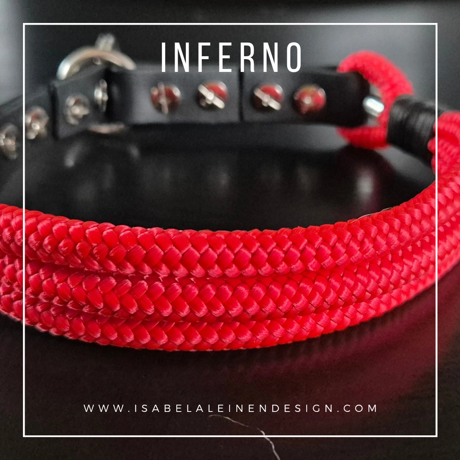 Zugstophalsband Isabelaleinendesin