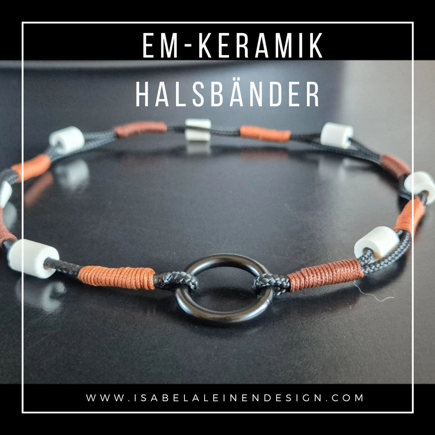 Zeckenschutzhalsband Isabelaleinendesin