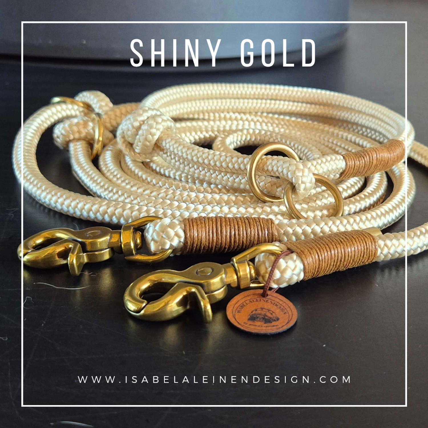 Leinen und Halsband Sets Isabelaleinendesin