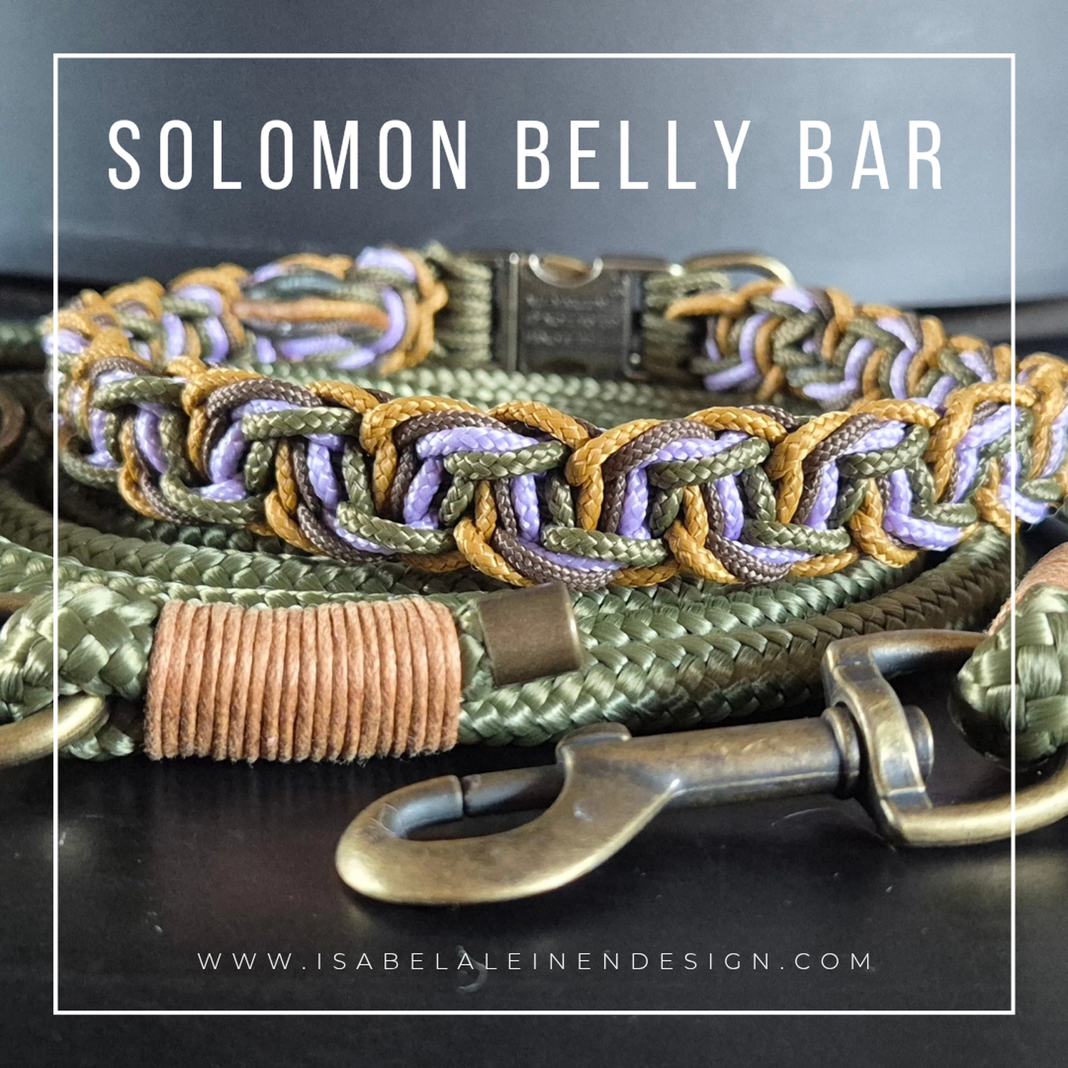 Leinen und Halsband Sets Isabelaleinendesin