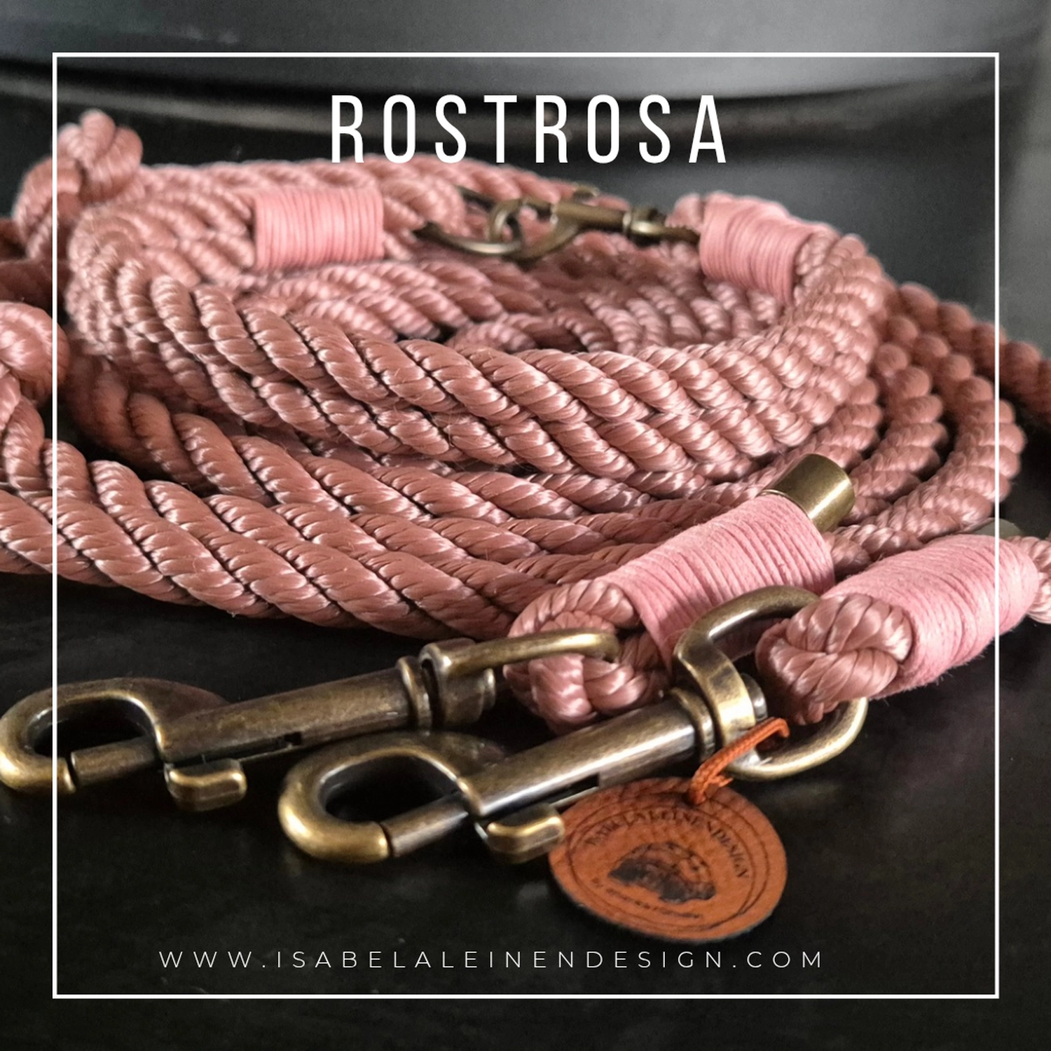 Leinen und Halsband Sets Isabelaleinendesin