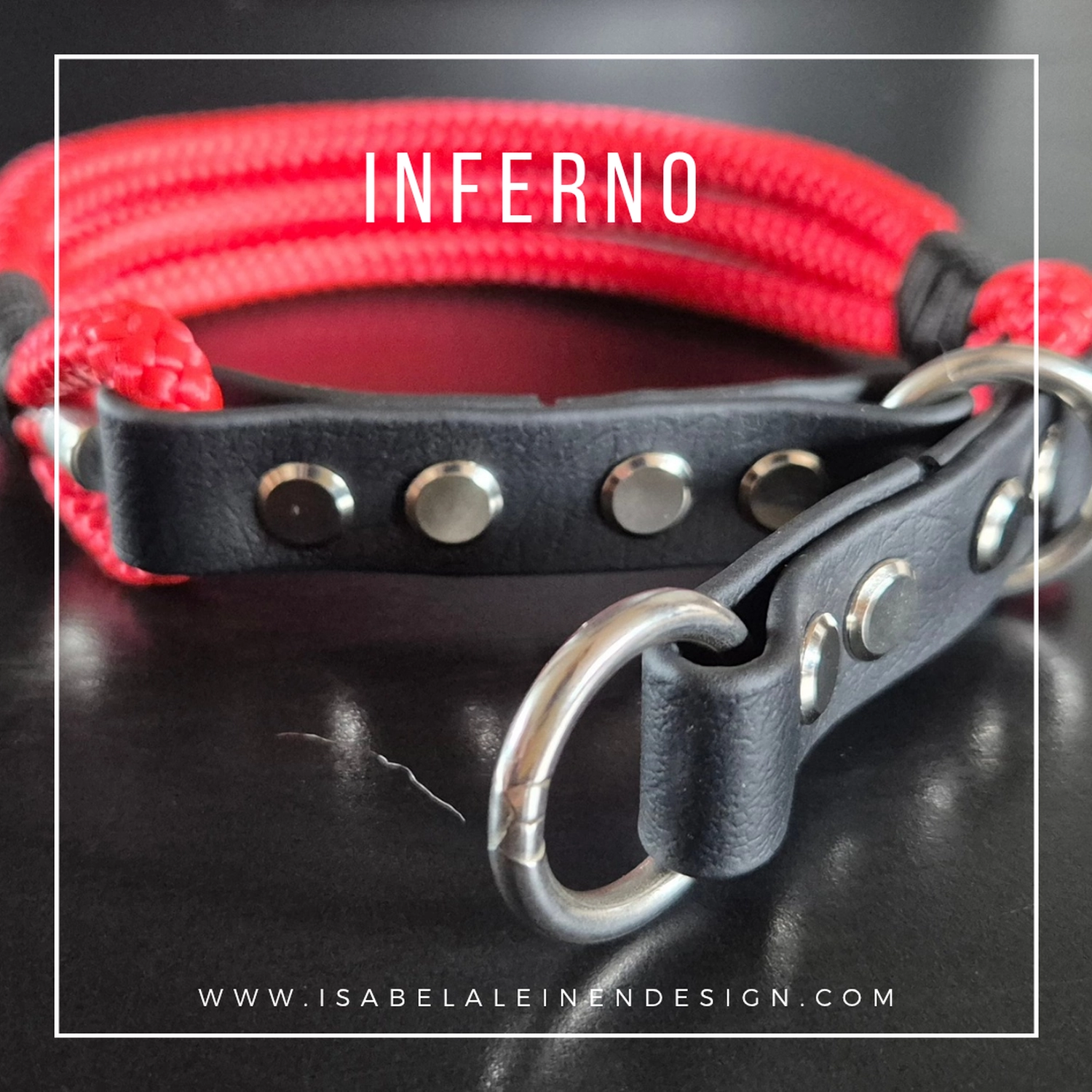 Zugstophalsband Isabelaleinendesin