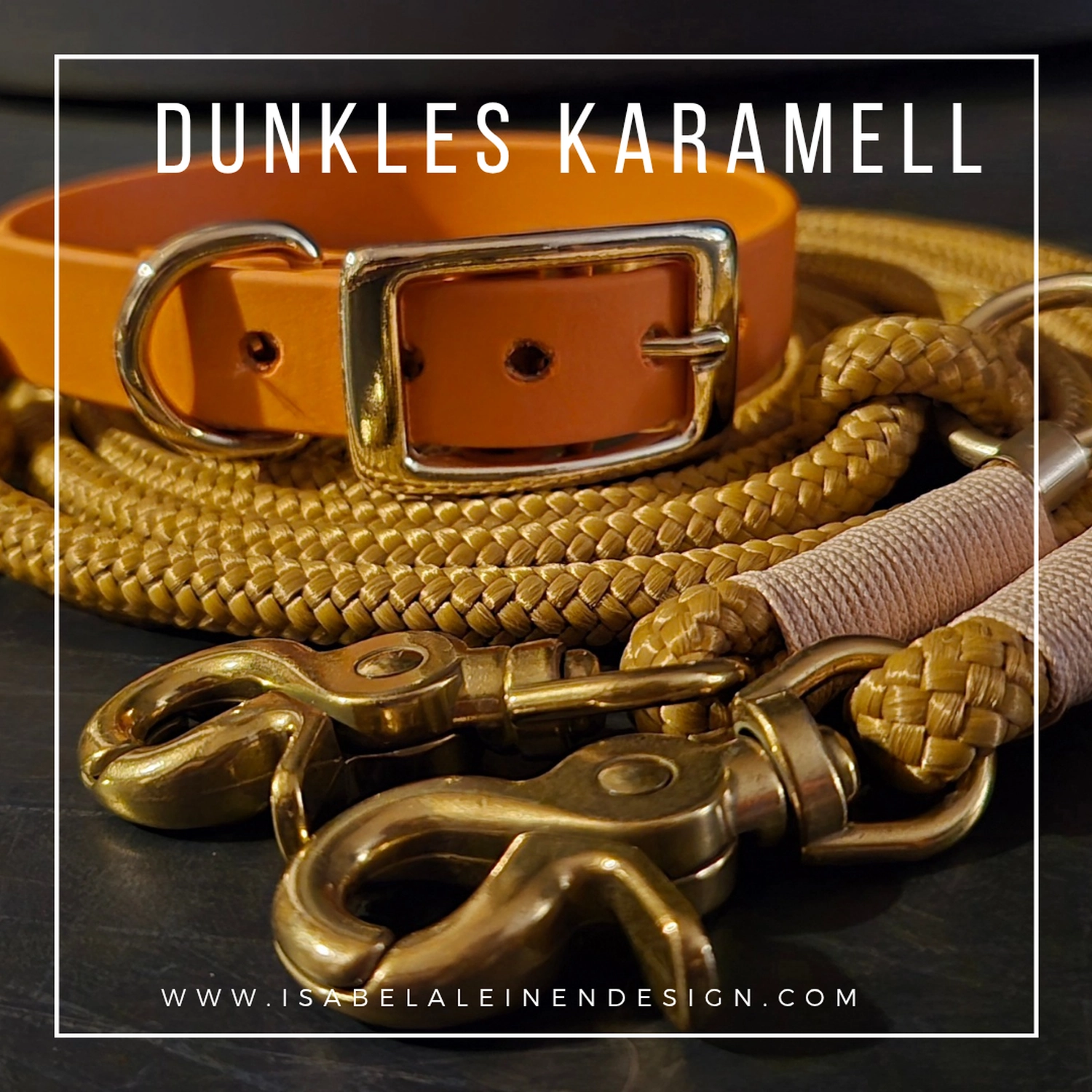 Leinen und Halsband Sets Isabelaleinendesin