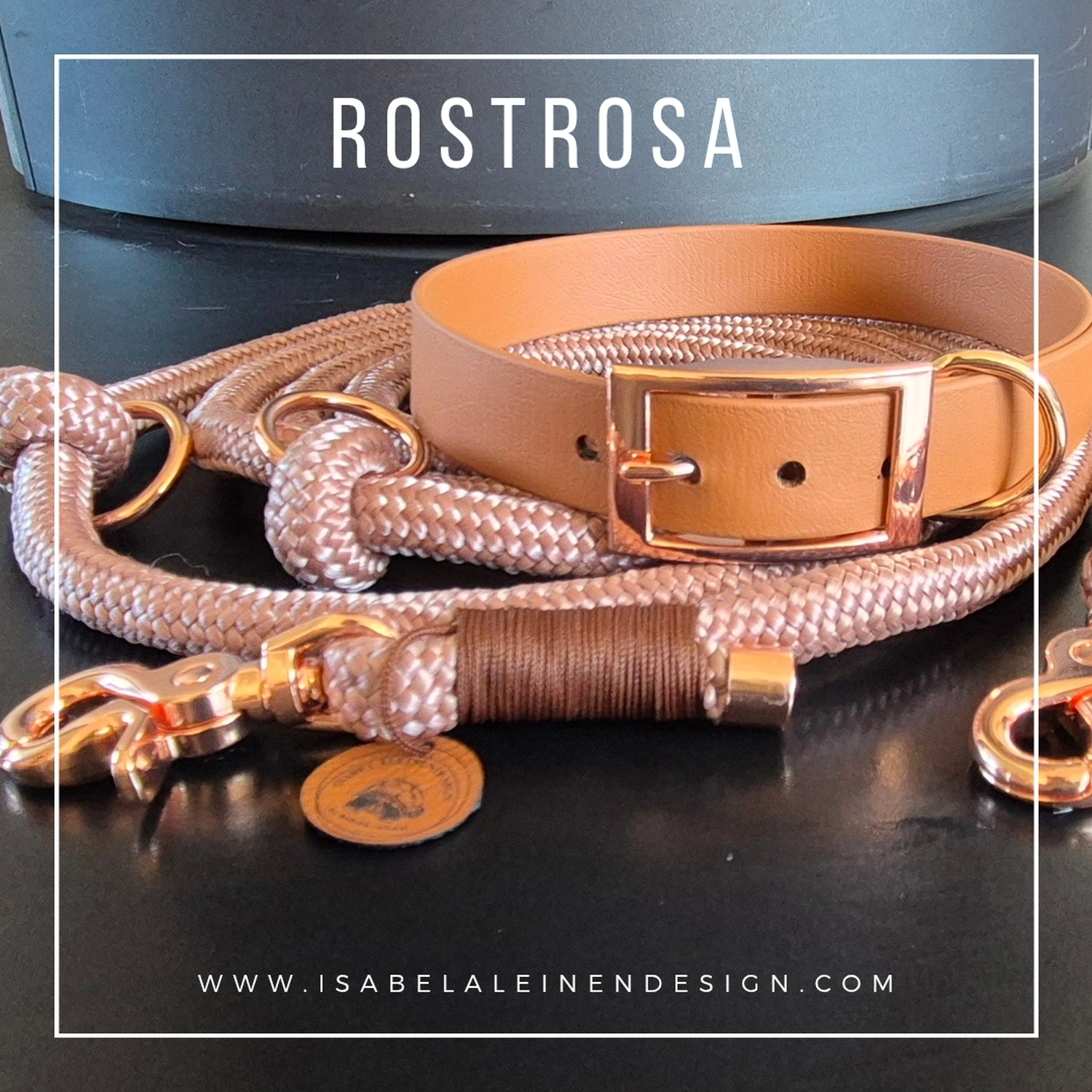 Leinen und Halsband Sets Isabelaleinendesin