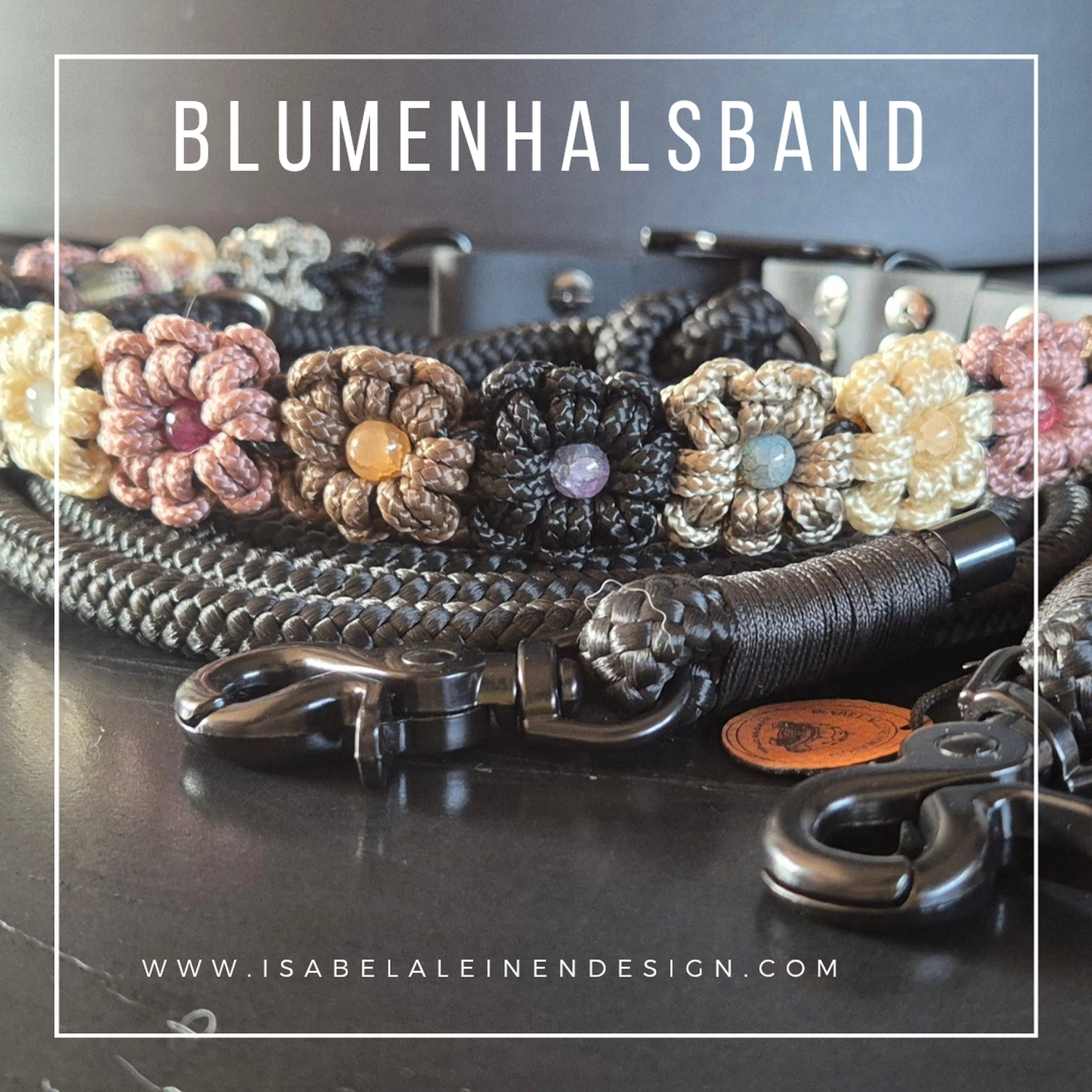 Leinen und Halsband Sets Isabelaleinendesin