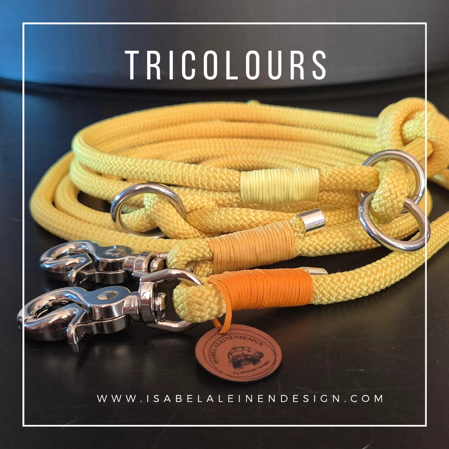 Zugstophalsband Isabelaleinendesin