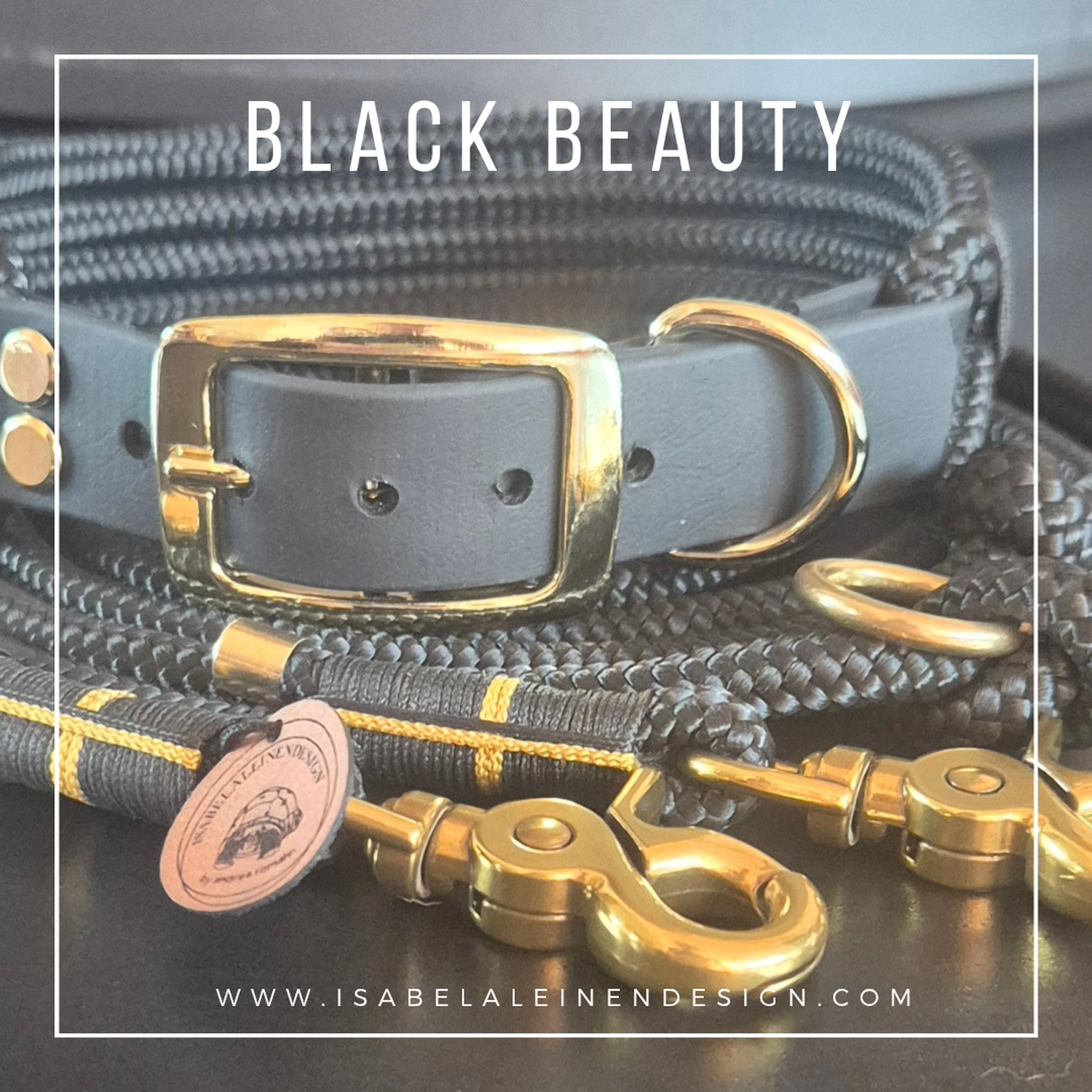 Leinen und Halsband Sets Isabelaleinendesin