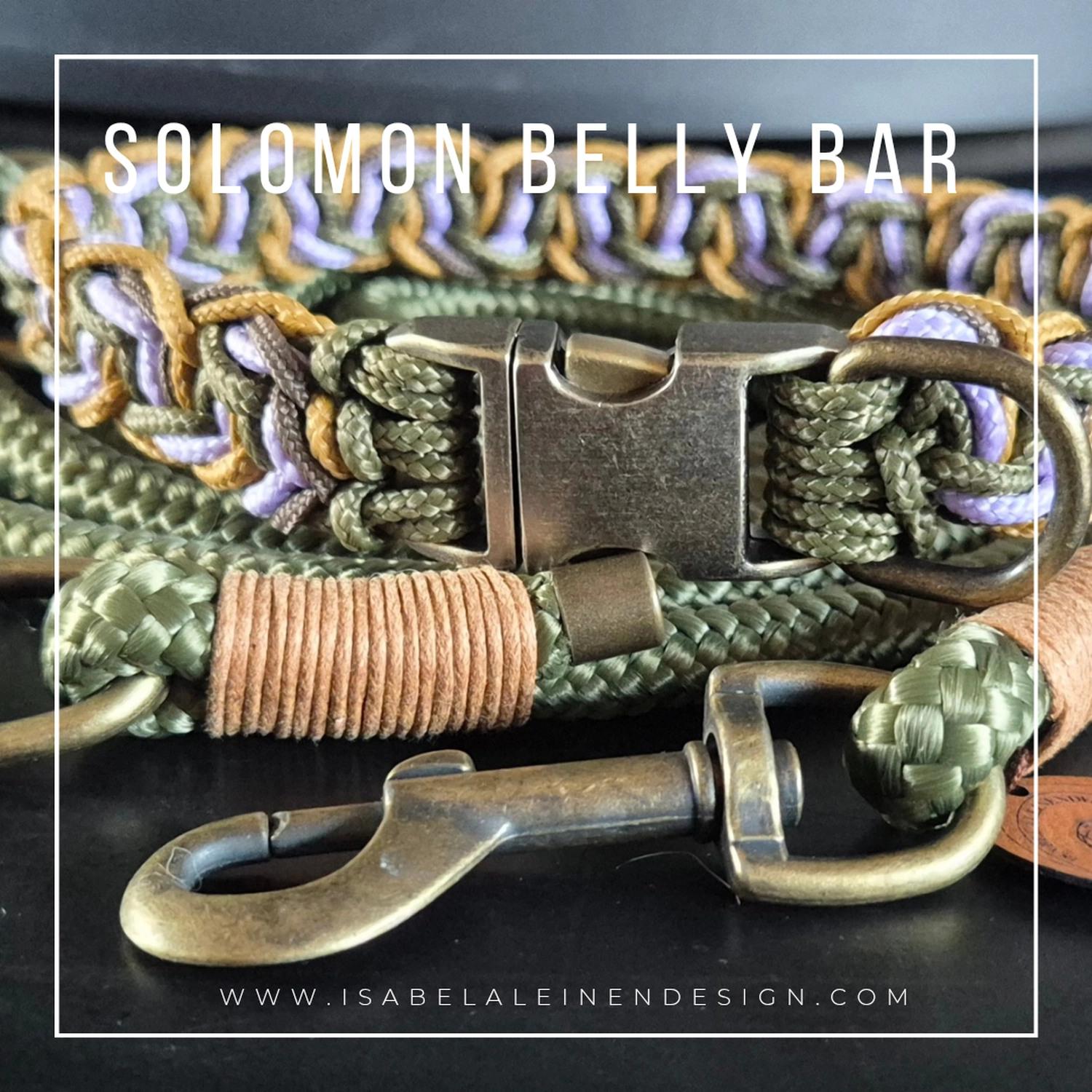 Leinen und Halsband Sets Isabelaleinendesin