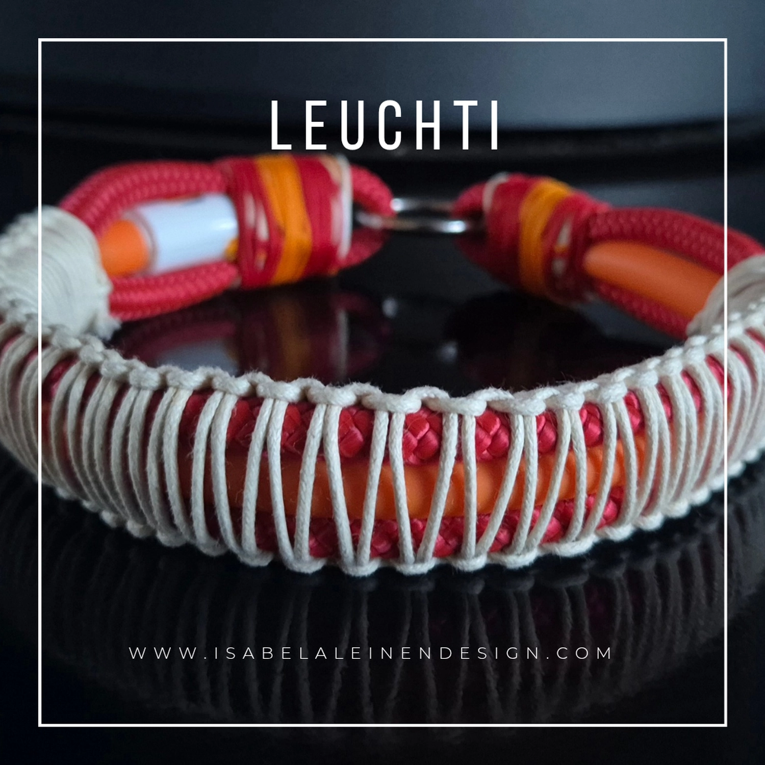 Zugstophalsband Isabelaleinendesin