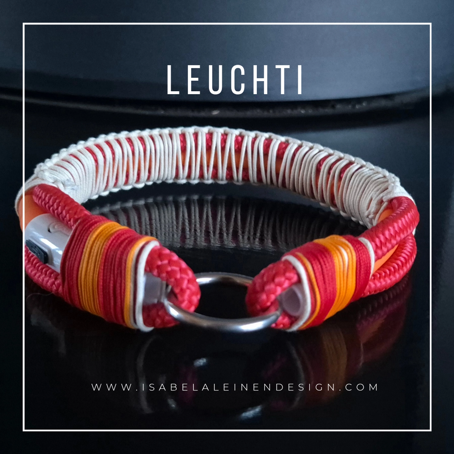 Zugstophalsband Isabelaleinendesin