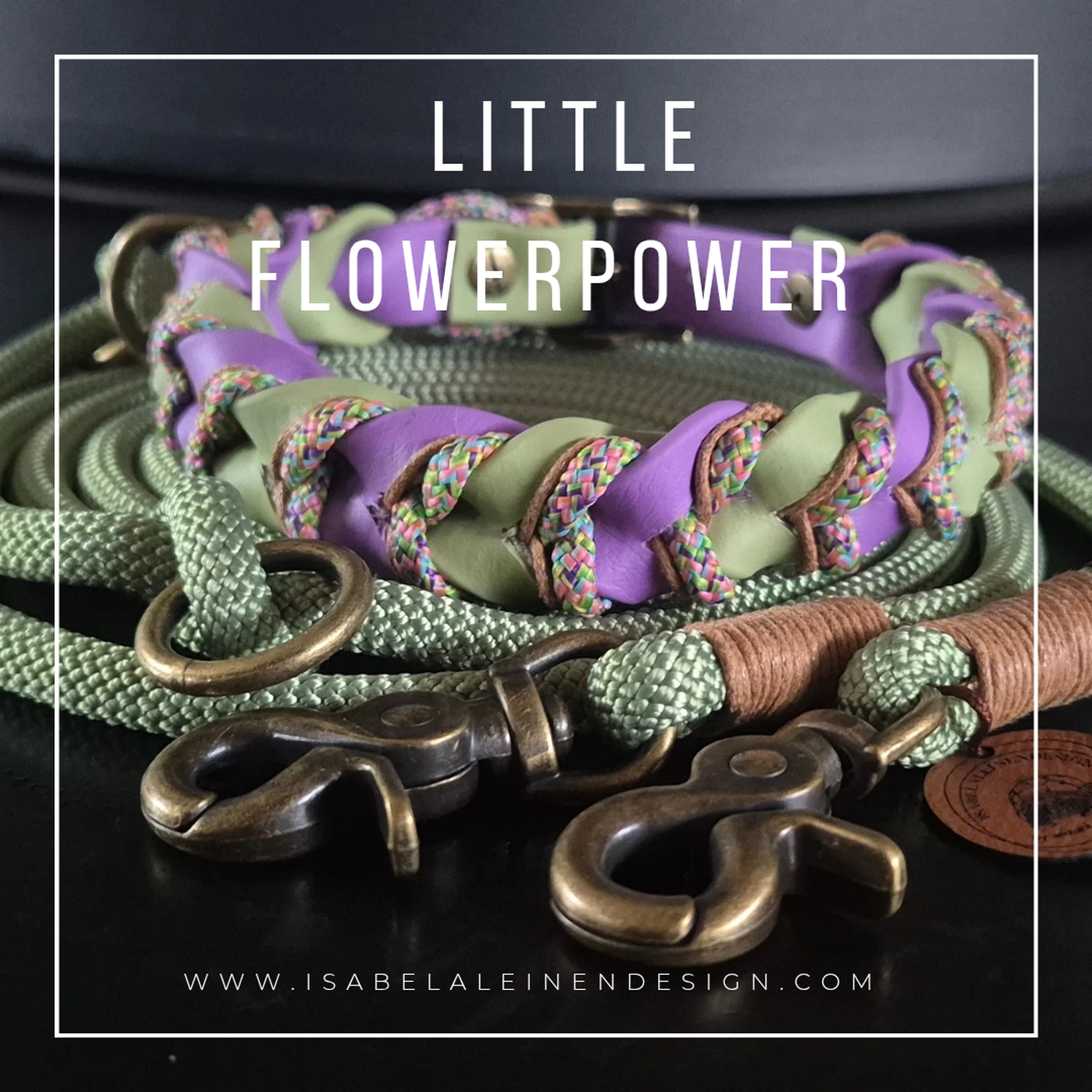 Leinen und Halsband Sets Isabelaleinendesin