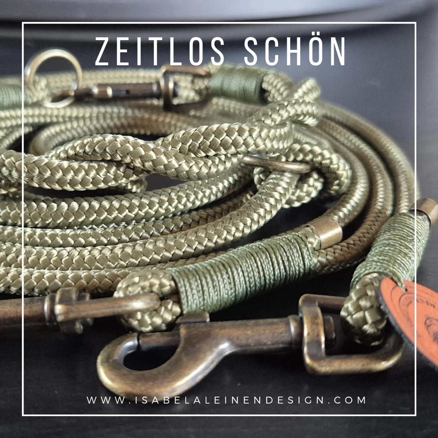 Leinen und Halsband Sets Isabelaleinendesin