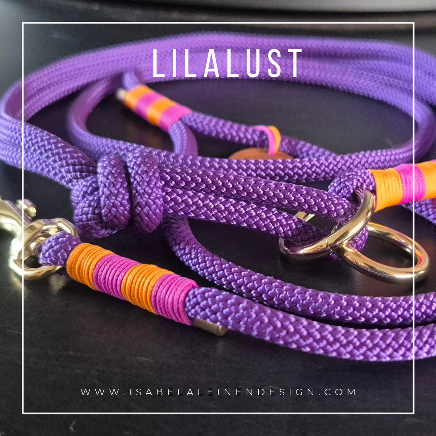 Zugstophalsband Isabelaleinendesin