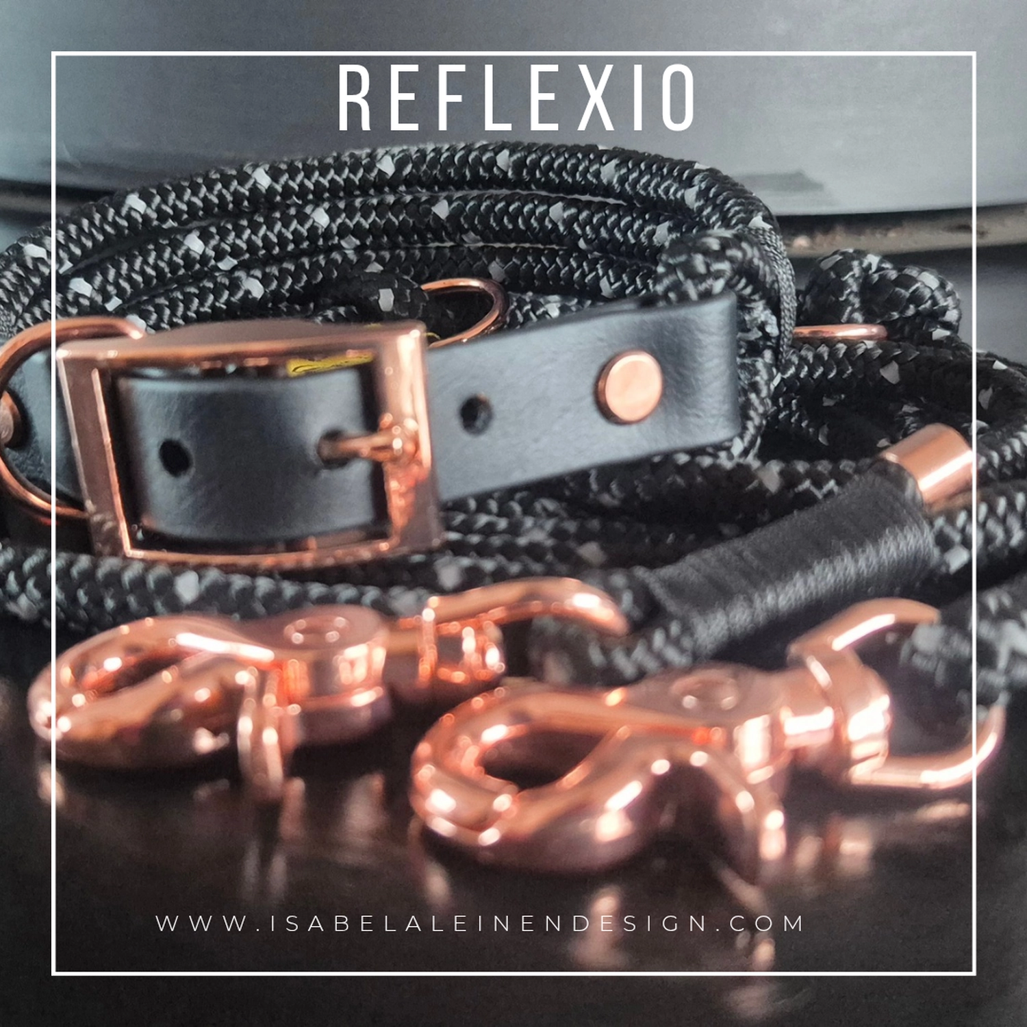 Leinen und Halsband Sets Isabelaleinendesin