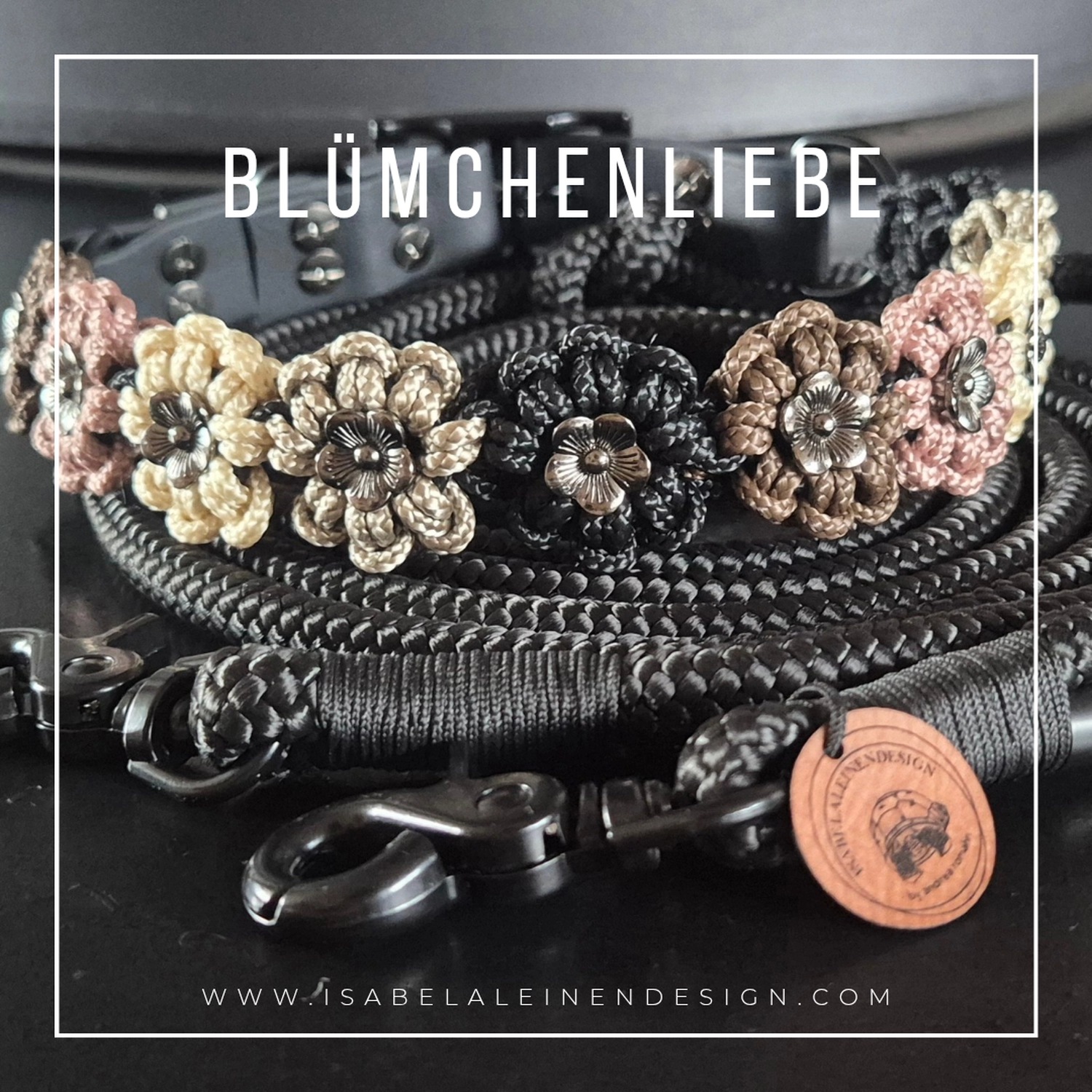 Leinen und Halsband Sets Isabelaleinendesin