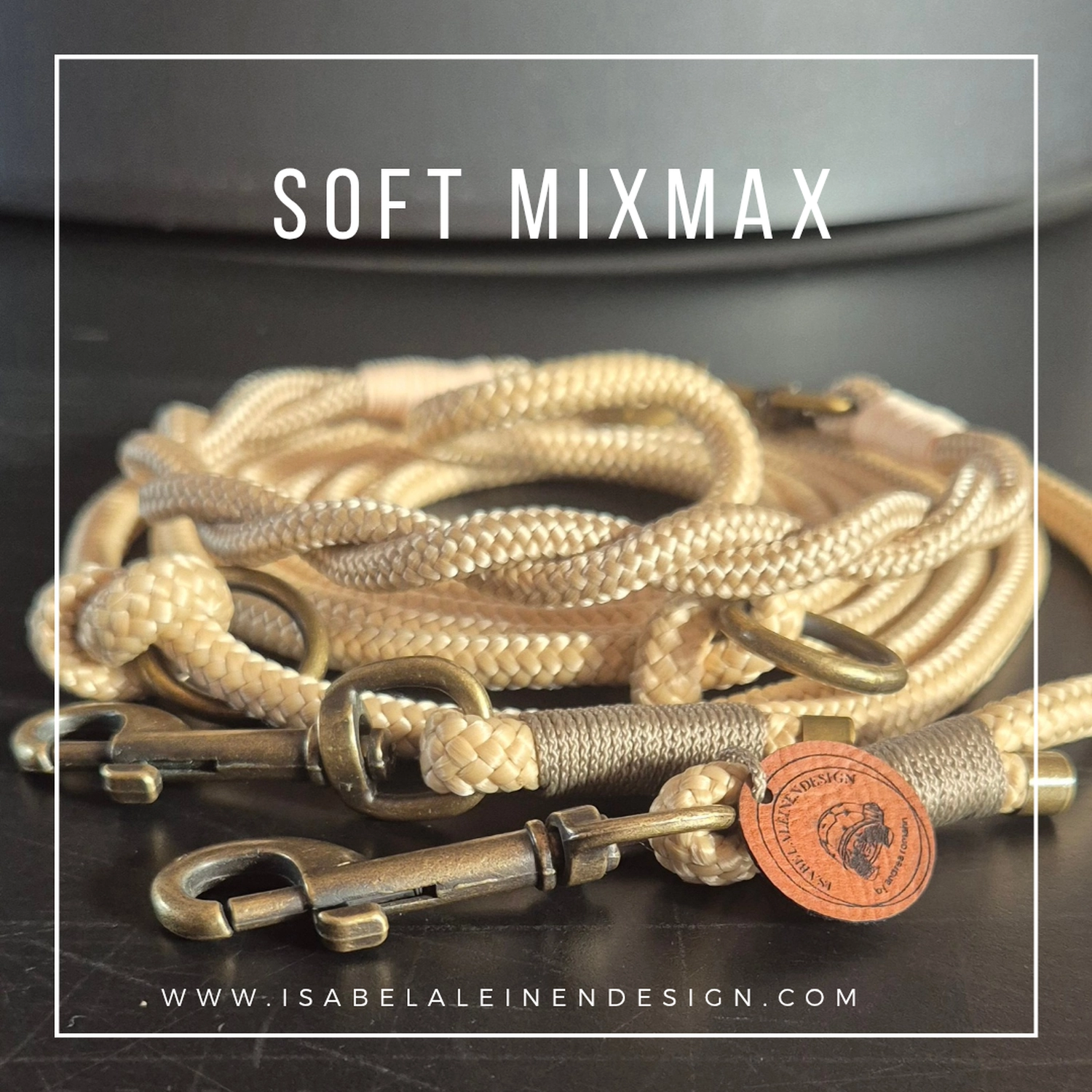 Leinen und Halsband Sets Isabelaleinendesin