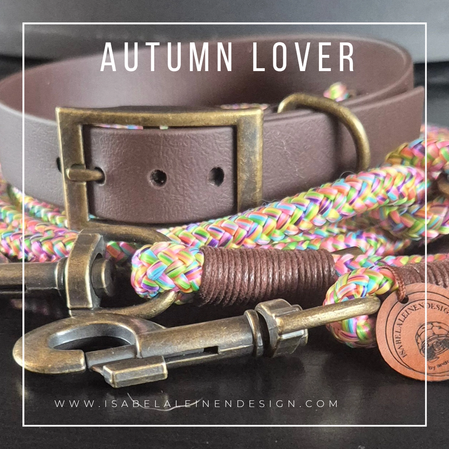 Leinen und Halsband Sets Isabelaleinendesin