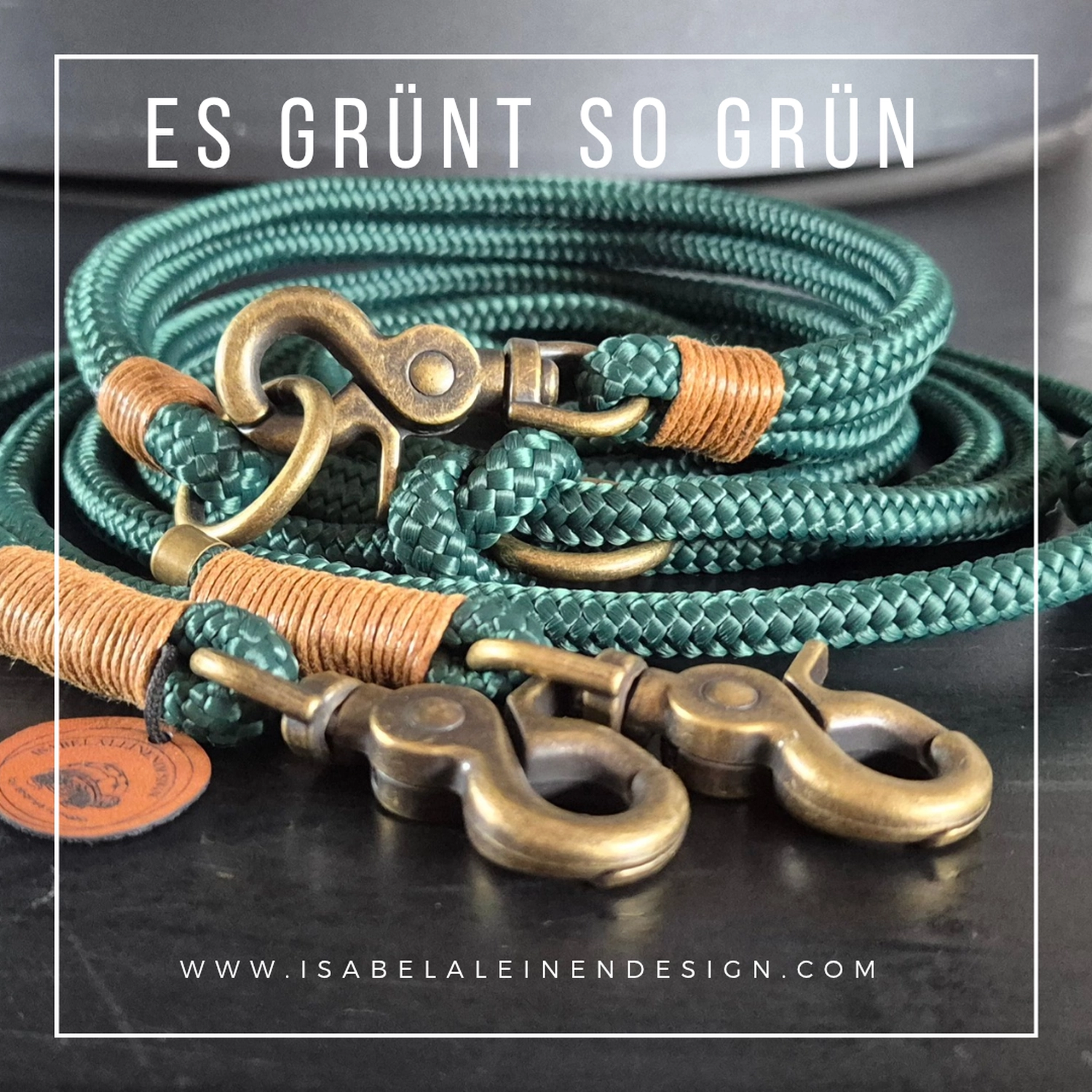 Leinen und Halsband Sets Isabelaleinendesin