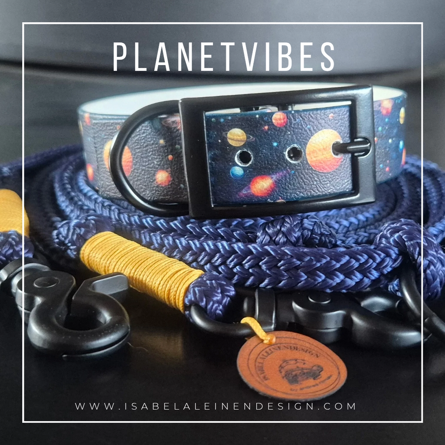 Leinen und Halsband Sets Isabelaleinendesin