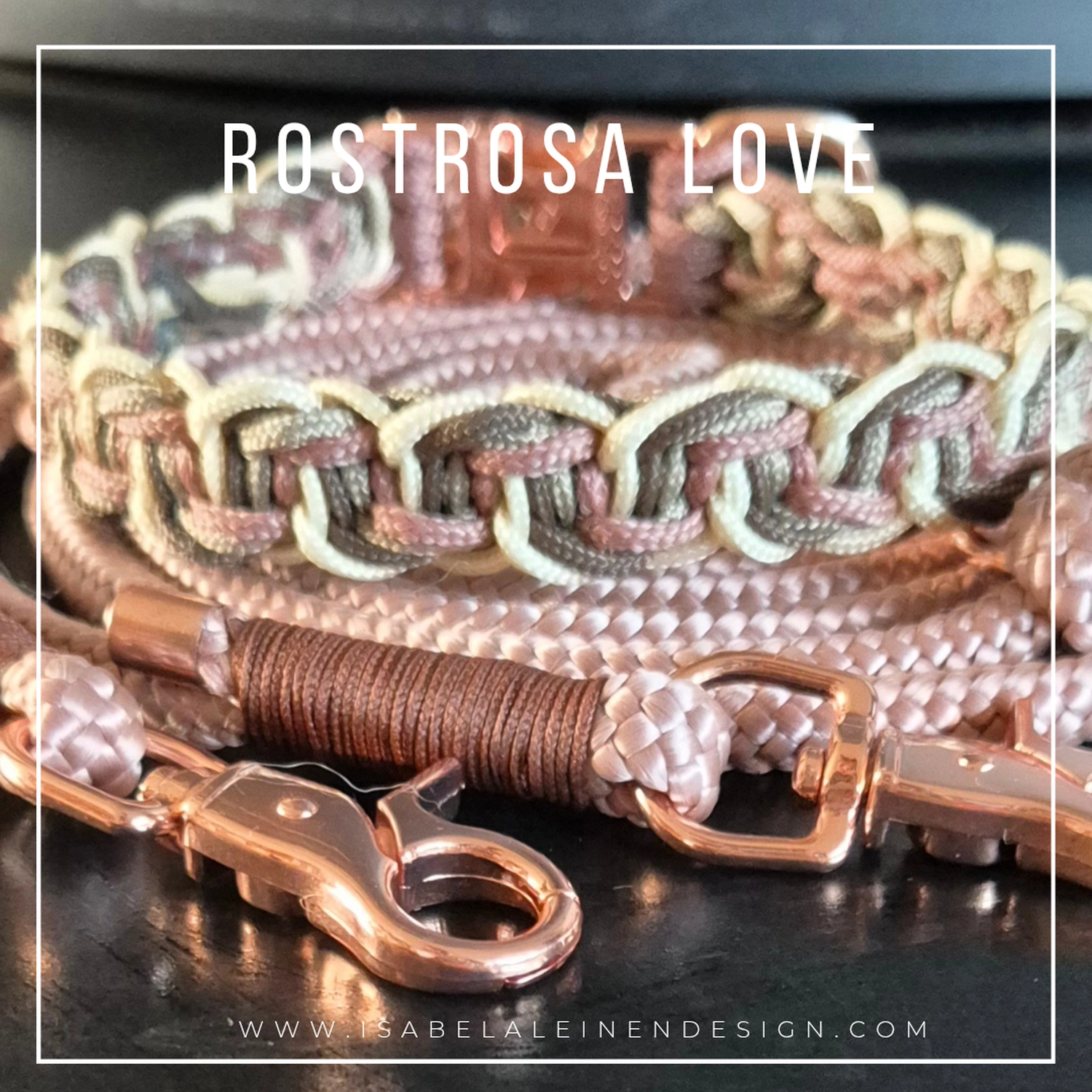 Leinen und Halsband Sets Isabelaleinendesin